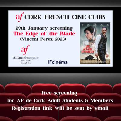 AF CORK FRENCH CINE CLUB January Screening