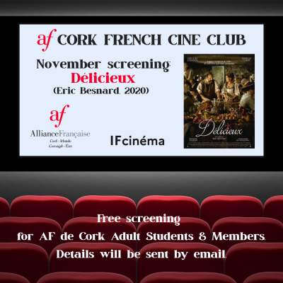 AF CORK FRENCH CINE CLUB NOV. SCREENING