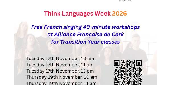 Free French Singing Workshops for Think Languages Week
