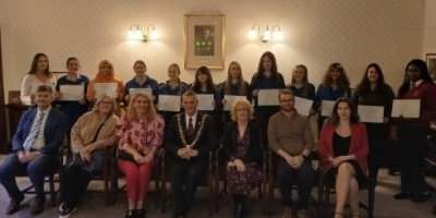 Diploma awarding Ceremony at the Cork City Hall for the Participants of the 4th DELF for DEIS Initiative