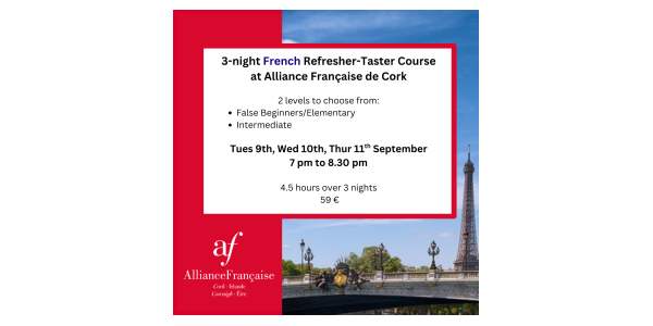 Sept 2025 3-night Refresher-Taster Course (in-person)