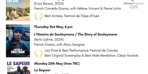 3 Free Film Screenings in May