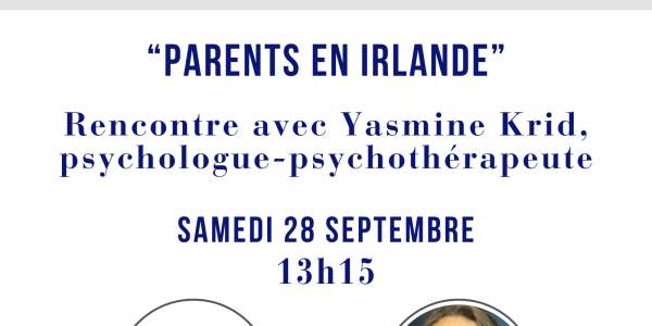Meeting with Yasmine Krid for French-speaking Parents