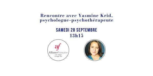 Meeting with Yasmine Krid for French-speaking Parents
