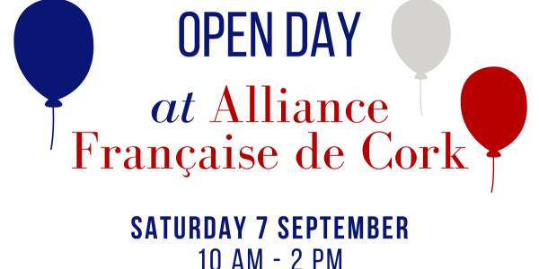 Open Day on Saturday 7th September, 10 am-2 pm