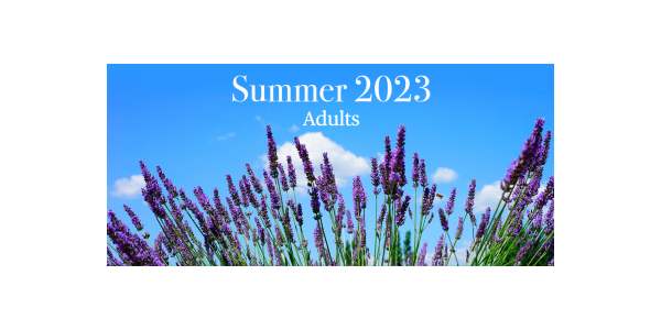 August 2023 Intensive Courses for Adults