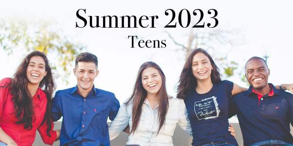 August 2023 Intensive Courses for Teenagers